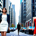Future-Forward Animated Fashion in an Urban Setting**

A stylish young professional woman, fully clothed in a vibrant, modern, and elegant ensemble featuring unique asymmetrical cuts and bold color combinations inspired by animation fashion, specifically reminiscent of "Sophie Ruby" style. Her attire is professional yet imaginatively designed, showcasing a blend of futuristic aesthetics and contemporary trends. She stands confidently on a bustling modern city street with sleek architectural buildings in the background, implying the integration of animated styles into real-world fashion. The scene is captured with professional photography, ensuring perfect anatomy, correct proportions, natural pose, well-formed hands, proper finger count, and natural body proportions. The image is safe for work, appropriate content, fully clothed, and showcases professional dress. High quality, cinematic lighting, detailed textures, family-friendly.

**
