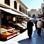 **

A bustling marketplace in old Damascus. Vendors in traditional Arabic clothing selling spices, textiles, and handicrafts. Sunlight filtering through the awnings. Warm, inviting atmosphere. "Safe for work", "appropriate content", "fully clothed", "professional", "modest", "family-friendly", perfect anatomy, correct proportions, natural pose, well-formed hands, proper finger count, natural body proportions, professional photography, high quality.

**